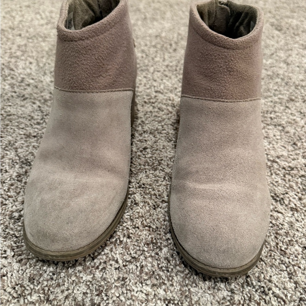 Stylish Taupe Ankle Boots